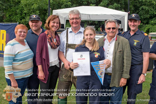 Bezirksfeuerwehrjugendleistungsbewerbe am 10. Juni 2017 im Schosspark Tribuswinkel  Foto: Stefan Schneider BFKDO Baden