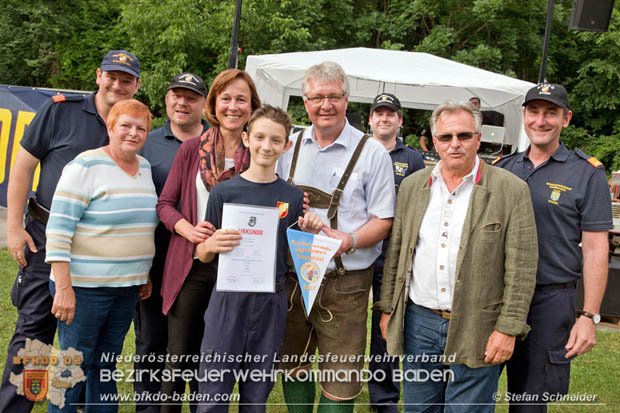 Bezirksfeuerwehrjugendleistungsbewerbe am 10. Juni 2017 im Schosspark Tribuswinkel  Foto: Stefan Schneider BFKDO Baden