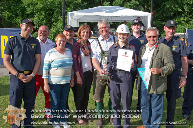 Bezirksfeuerwehrjugendleistungsbewerbe am 10. Juni 2017 im Schosspark Tribuswinkel  Foto: Stefan Schneider BFKDO Baden