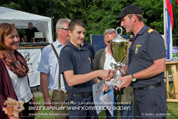 Bezirksfeuerwehrjugendleistungsbewerbe am 10. Juni 2017 im Schosspark Tribuswinkel  Foto: Stefan Schneider BFKDO Baden