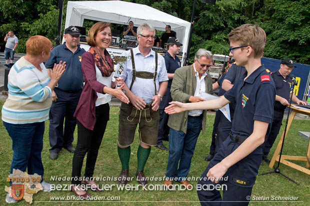 Bezirksfeuerwehrjugendleistungsbewerbe am 10. Juni 2017 im Schosspark Tribuswinkel  Foto: Stefan Schneider BFKDO Baden