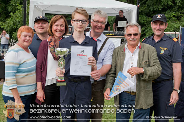 Bezirksfeuerwehrjugendleistungsbewerbe am 10. Juni 2017 im Schosspark Tribuswinkel  Foto: Stefan Schneider BFKDO Baden