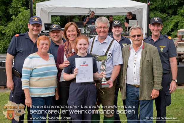 Bezirksfeuerwehrjugendleistungsbewerbe am 10. Juni 2017 im Schosspark Tribuswinkel  Foto: Stefan Schneider BFKDO Baden