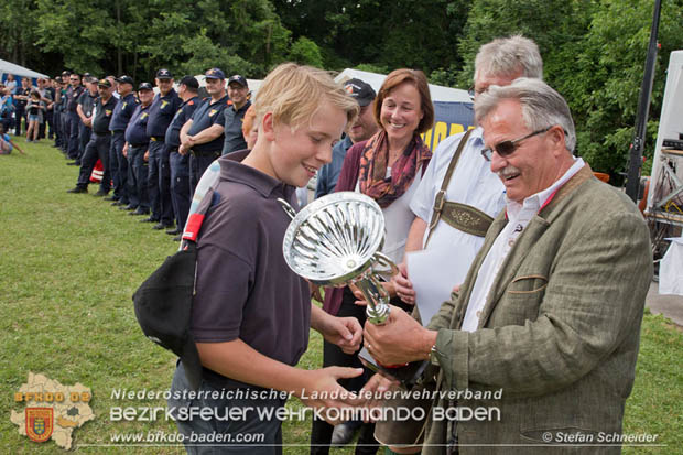 Bezirksfeuerwehrjugendleistungsbewerbe am 10. Juni 2017 im Schosspark Tribuswinkel  Foto: Stefan Schneider BFKDO Baden