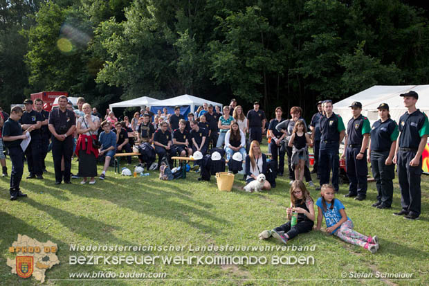 Bezirksfeuerwehrjugendleistungsbewerbe am 10. Juni 2017 im Schosspark Tribuswinkel  Foto: Stefan Schneider BFKDO Baden