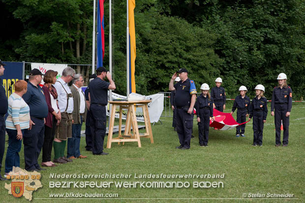 Bezirksfeuerwehrjugendleistungsbewerbe am 10. Juni 2017 im Schosspark Tribuswinkel  Foto: Stefan Schneider BFKDO Baden