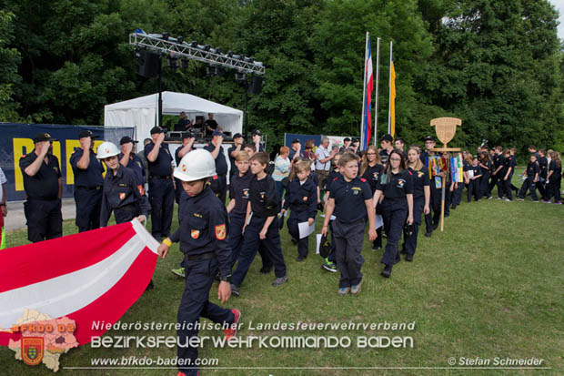 Bezirksfeuerwehrjugendleistungsbewerbe am 10. Juni 2017 im Schosspark Tribuswinkel  Foto: Stefan Schneider BFKDO Baden