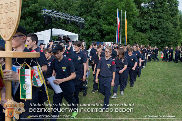 Bezirksfeuerwehrjugendleistungsbewerbe am 10. Juni 2017 im Schosspark Tribuswinkel  Foto: Stefan Schneider BFKDO Baden