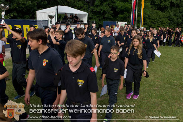 Bezirksfeuerwehrjugendleistungsbewerbe am 10. Juni 2017 im Schosspark Tribuswinkel  Foto: Stefan Schneider BFKDO Baden