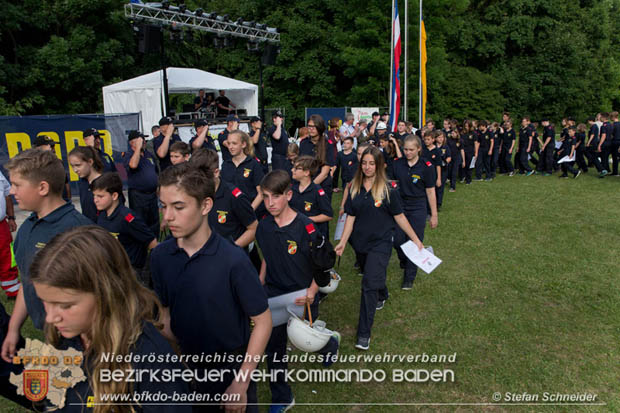 Bezirksfeuerwehrjugendleistungsbewerbe am 10. Juni 2017 im Schosspark Tribuswinkel  Foto: Stefan Schneider BFKDO Baden