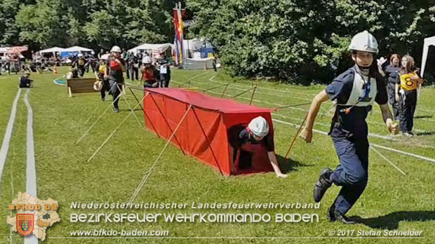 Bezirksfeuerwehrjugendleistungsbewerbe am 10. Juni 2017 im Schlosspark Tribuswinkel  Foto: Stefan Schneider BFKDO Baden