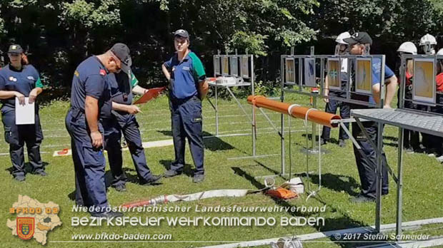 Bezirksfeuerwehrjugendleistungsbewerbe am 10. Juni 2017 im Schlosspark Tribuswinkel  Foto: Stefan Schneider BFKDO Baden