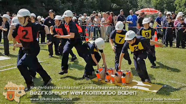 Bezirksfeuerwehrjugendleistungsbewerbe am 10. Juni 2017 im Schlosspark Tribuswinkel  Foto: Stefan Schneider BFKDO Baden