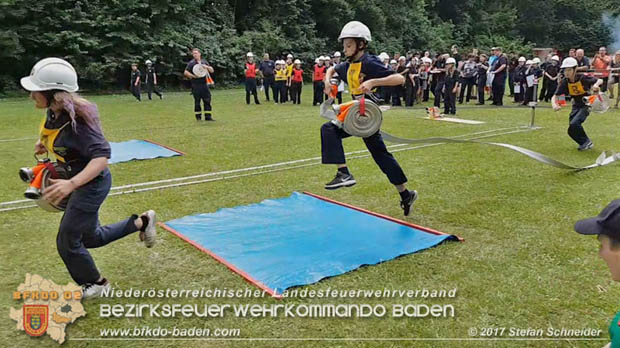 Bezirksfeuerwehrjugendleistungsbewerbe am 10. Juni 2017 im Schlosspark Tribuswinkel  Foto: Stefan Schneider BFKDO Baden