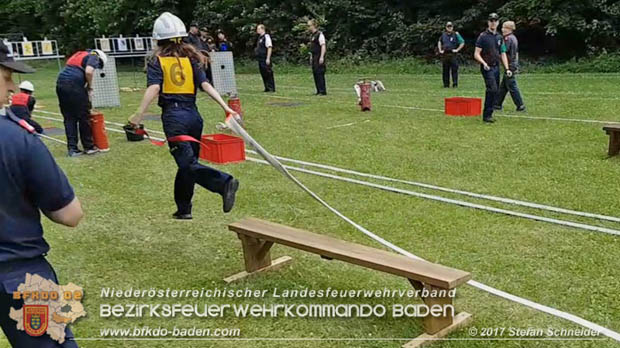 Bezirksfeuerwehrjugendleistungsbewerbe am 10. Juni 2017 im Schlosspark Tribuswinkel  Foto: Stefan Schneider BFKDO Baden