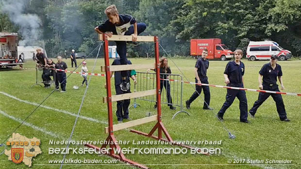 Bezirksfeuerwehrjugendleistungsbewerbe am 10. Juni 2017 im Schlosspark Tribuswinkel  Foto: Stefan Schneider BFKDO Baden