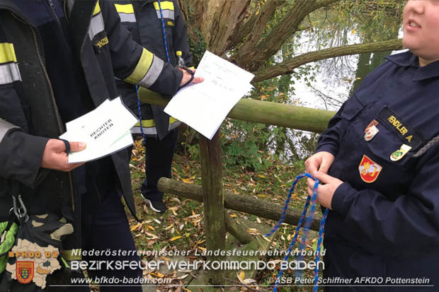 20171021 Fertigkeitsabzeichen Wasserdienst der Feuerwehrjugend in Neuhaus