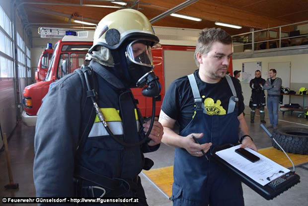 20170429 Gemeinsamer Atemschutz "Finnentest" der FF Gnselsdorf & FF Schnau  Foto: SB A Christopher Neumayer FF Gnselsdorf