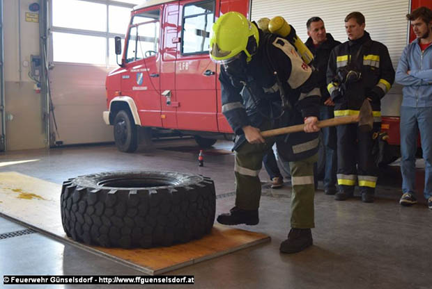 20170429 Gemeinsamer Atemschutz "Finnentest" der FF Günselsdorf & FF Schönau  Foto: SB ÖA Christopher Neumayer FF Günselsdorf