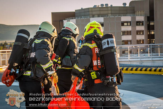 20170510 Erste Feuerwehr-Abschnittsbung im neuen Landesklinikum Baden  Foto:  ASB Daniel Wirth