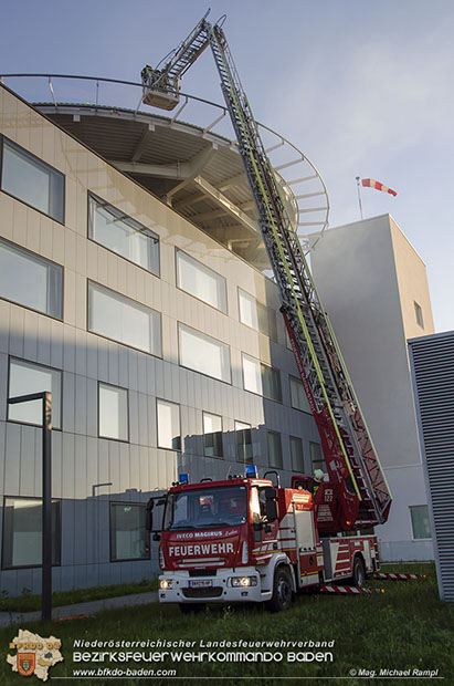 20170510 Erste Feuerwehr-Abschnittsbung im neuen Landesklinikum Baden  Foto:  V Mag. Michael Rampl