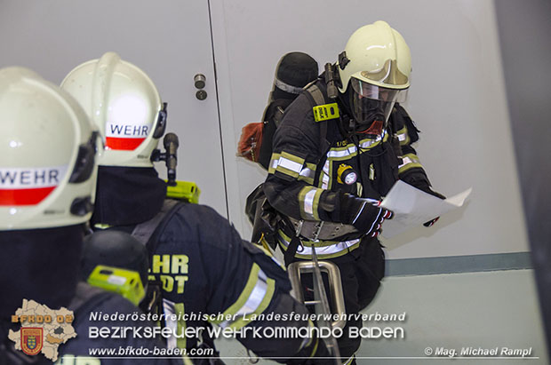 20170510 Erste Feuerwehr-Abschnittsbung im neuen Landesklinikum Baden  Foto:  V Mag. Michael Rampl