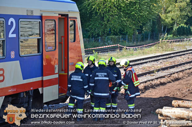 20170930 Großübung Pkw gegen Personenzug in St.Veit a.d.Triesting  Foto: © Günter Pretl FF St. Veit
