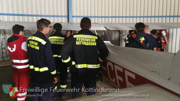 20180602 Schulung von Fluggerten am Flughafen Bad Vslau/Kottingbrunn  Foto: Melanie Deli FF Kottingbrunn