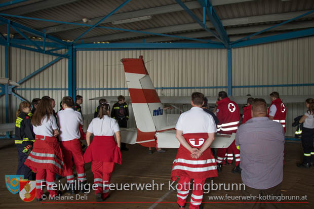 20180602 Schulung von Fluggeräten am Flughafen Bad Vöslau/Kottingbrunn  Foto: Melanie Deli FF Kottingbrunn
