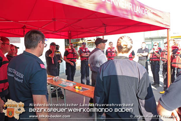 20180908 Der 6. KHD ZUG (Wasserdienstzug) bte erneut in Klosterneuburg  Foto: Jrgen RUDOLF FF Teesdorf 