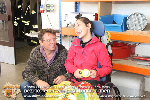 20180928 Besondere Besucher bei der Feuerwehr Unterwaltersdorf  Foto: Hubert Wagner