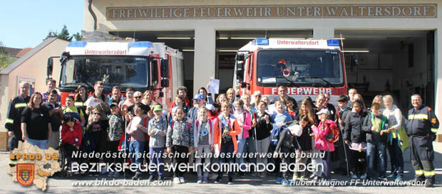 20180928 Besondere Besucher bei der Feuerwehr Unterwaltersdorf  Foto: Hubert Wagner