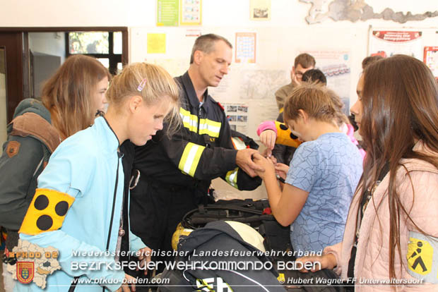 20180928 Besondere Besucher bei der Feuerwehr Unterwaltersdorf  Foto: Hubert Wagner