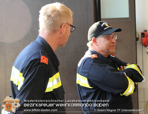 20180928 Besondere Besucher bei der Feuerwehr Unterwaltersdorf  Foto: Hubert Wagner