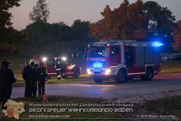 20181012 Realistische Brandeinsatzbung in Oberwaltersdorf  Foto:  Stefan Schneider