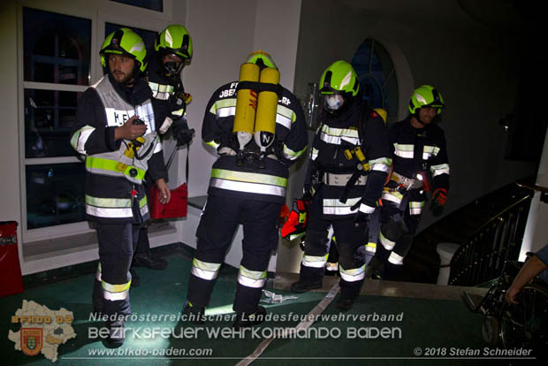 20181012 Realistische Brandeinsatzbung in Oberwaltersdorf  Foto:  Stefan Schneider