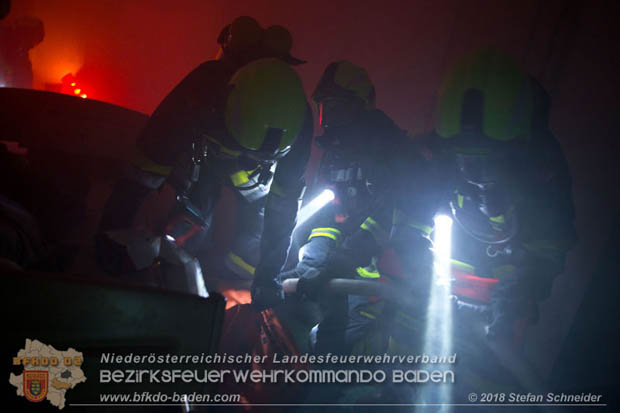 20181012 Realistische Brandeinsatzbung in Oberwaltersdorf  Foto:  Stefan Schneider