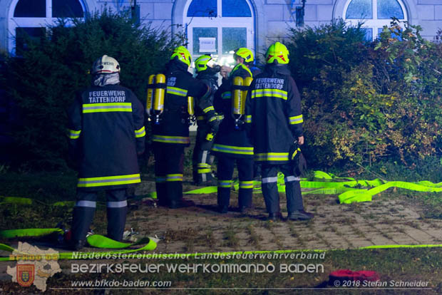 20181012 Realistische Brandeinsatzbung in Oberwaltersdorf  Foto:  Stefan Schneider