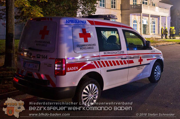 20181012 Realistische Brandeinsatzbung in Oberwaltersdorf  Foto:  Stefan Schneider