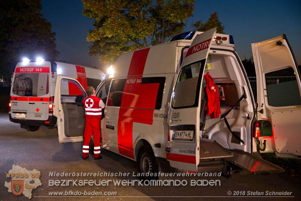 20181012 Realistische Brandeinsatzbung in Oberwaltersdorf  Foto:  Stefan Schneider