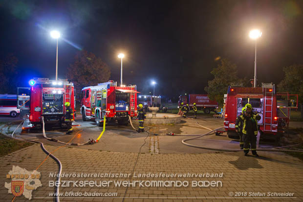 20181012 Realistische Brandeinsatzbung in Oberwaltersdorf  Foto:  Stefan Schneider