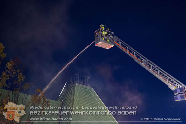 20181012 Realistische Brandeinsatzbung in Oberwaltersdorf  Foto:  Stefan Schneider