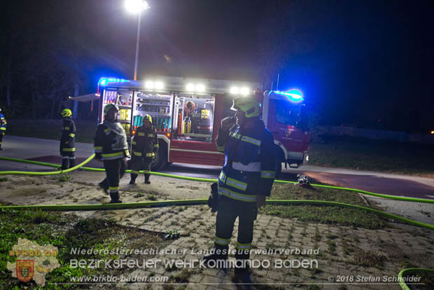 20181012 Realistische Brandeinsatzbung in Oberwaltersdorf  Foto:  Stefan Schneider