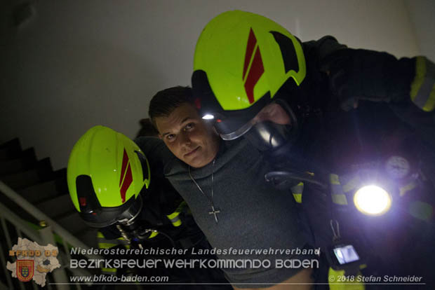 20181012 Realistische Brandeinsatzbung in Oberwaltersdorf  Foto:  Stefan Schneider