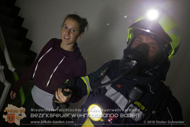 20181012 Realistische Brandeinsatzbung in Oberwaltersdorf  Foto:  Stefan Schneider