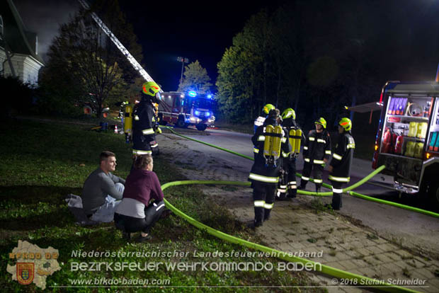 20181012 Realistische Brandeinsatzbung in Oberwaltersdorf  Foto:  Stefan Schneider