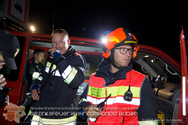 20181012 Realistische Brandeinsatzbung in Oberwaltersdorf  Foto:  Stefan Schneider