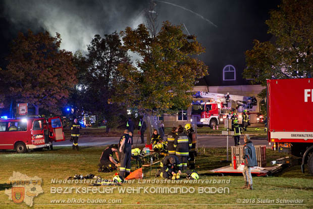 20181012 Realistische Brandeinsatzbung in Oberwaltersdorf  Foto:  Stefan Schneider