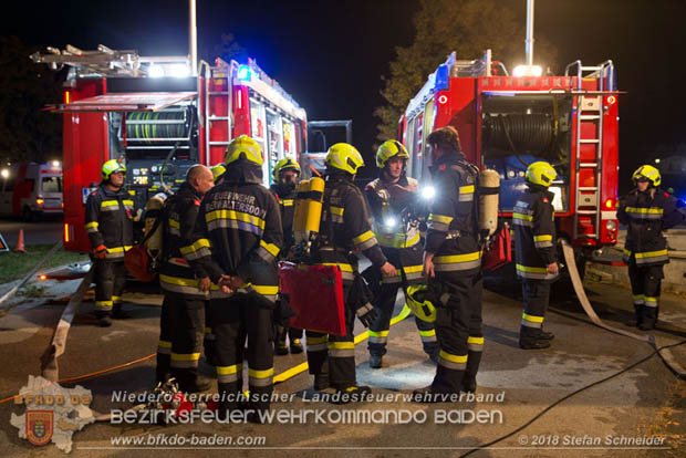 20181012 Realistische Brandeinsatzbung in Oberwaltersdorf  Foto:  Stefan Schneider