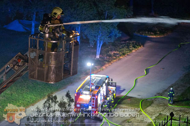 20181012 Realistische Brandeinsatzbung in Oberwaltersdorf  Foto:  Stefan Schneider